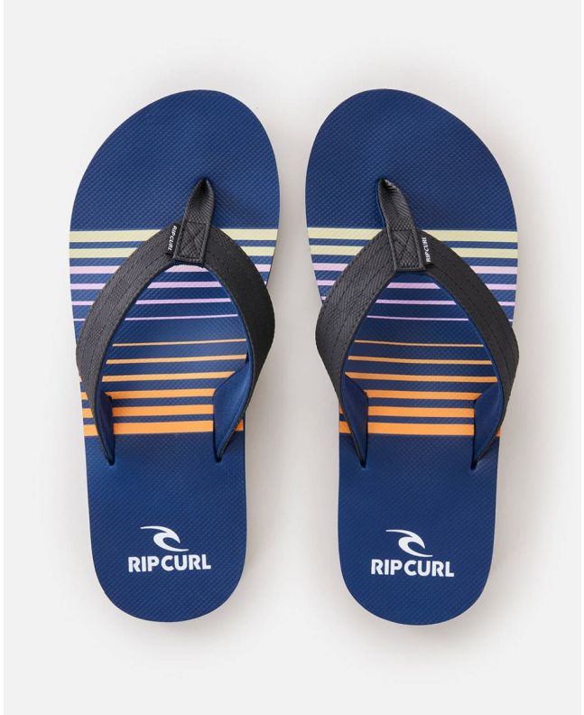Chanclas Rip Curl Ripper Azules y Naranjas para hombre