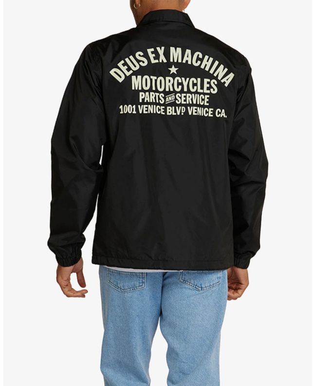 Hombre con Cazadora Deus Venice Coach negra