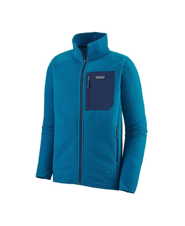 Chaqueta impermeable Patagonia R2 TechFace azul para hombre