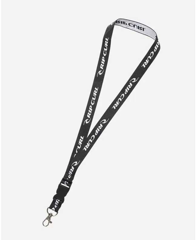 Cinta para llaves Rip Curl RC Corp Lanyard Negra Unisex