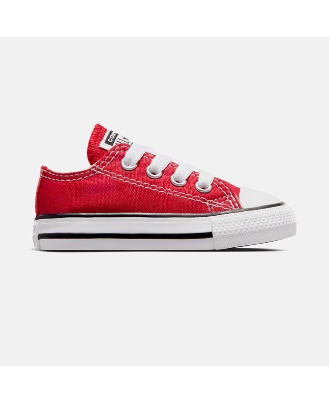 Zapatillas bajas Converse Chuck Taylor All Star Classic Low Top Rojas para niños de 1 a 4 años