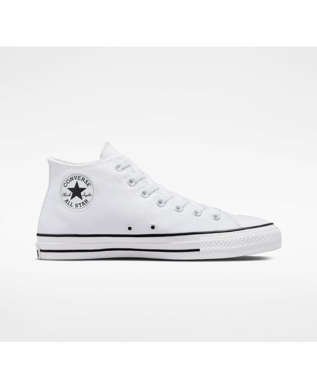 Zapatillas de Skate Converse CONS Chuck Taylor All Star Pro Mid Blancas Unisex