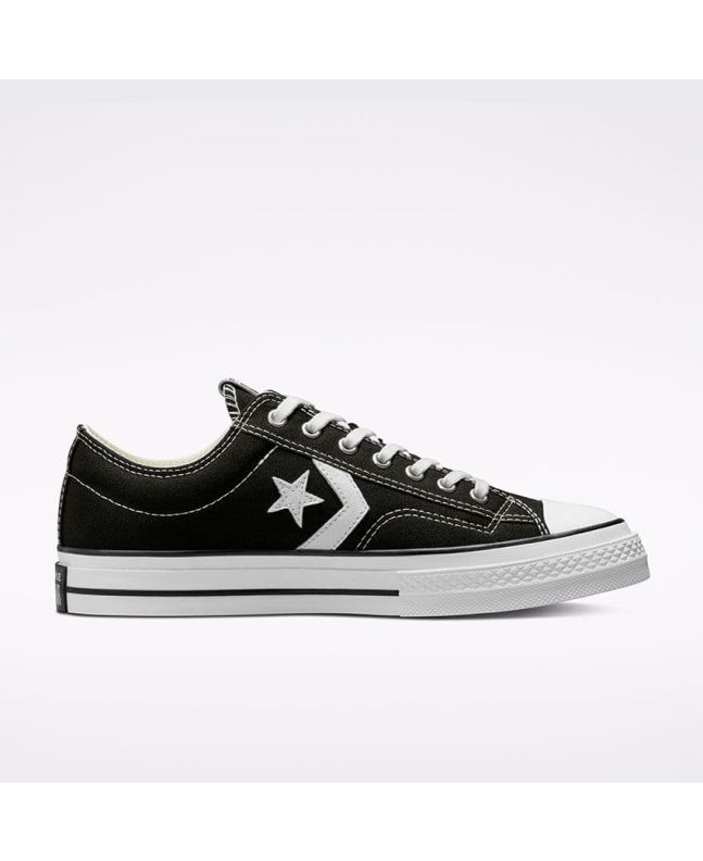 Zapatillas Converse Star Player 76 Low Top Negro-Blanco Vintage-Negro para hombre