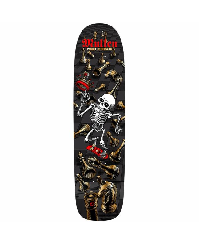 Tabla de Skate Powell Peralta Bones Brigade Series 16 Rodney Mullen 7.40'' x 27.68'' Negra Edición Limitada