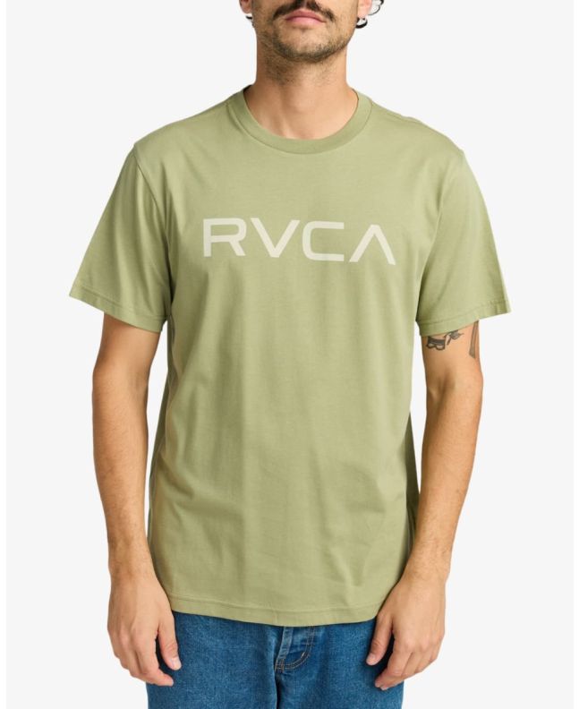 Hombre con camiseta de manga corta RVCA Big RVCA Verde