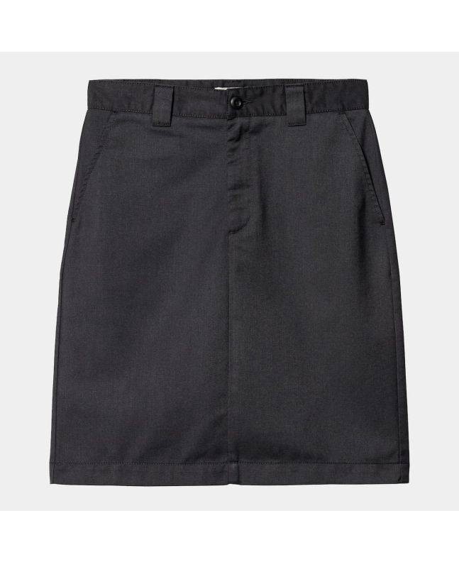 Falda corta Carhartt WIP W' Master Skirt Negra para mujer