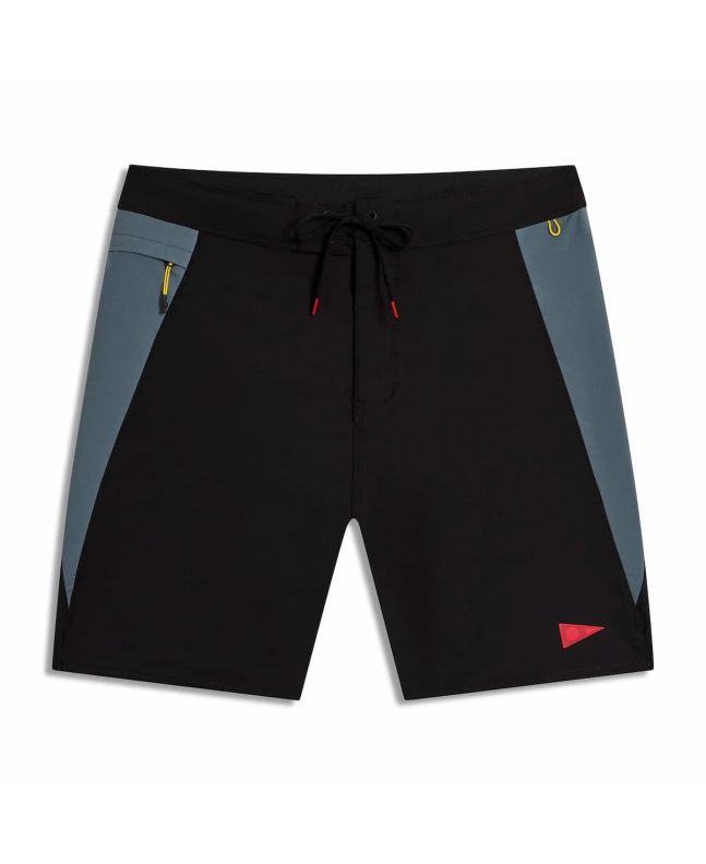 Florence Standard Issue V2 boardshort negro y gris para hombre