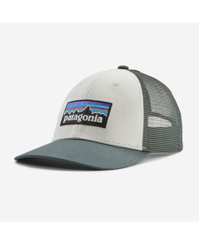 Gorra Trucker Patagonia P-6 Logo LoPro White Nouveau Green Unisex
