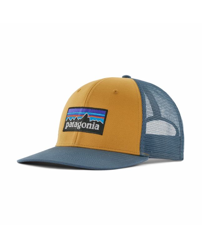 Gorra de malla Patagonia P-6 Logo Trucker Pufferish Gold Unisex