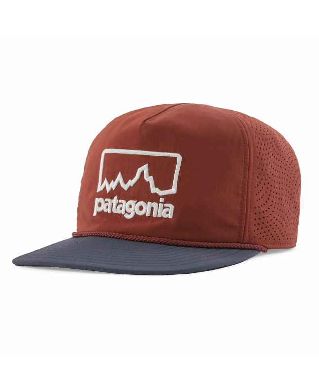 Gorra Patagonia Snowfarer Cap Outline Logo Fox Red