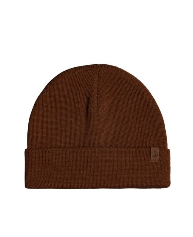 Beanie de punto Element Carrier marrón para hombre