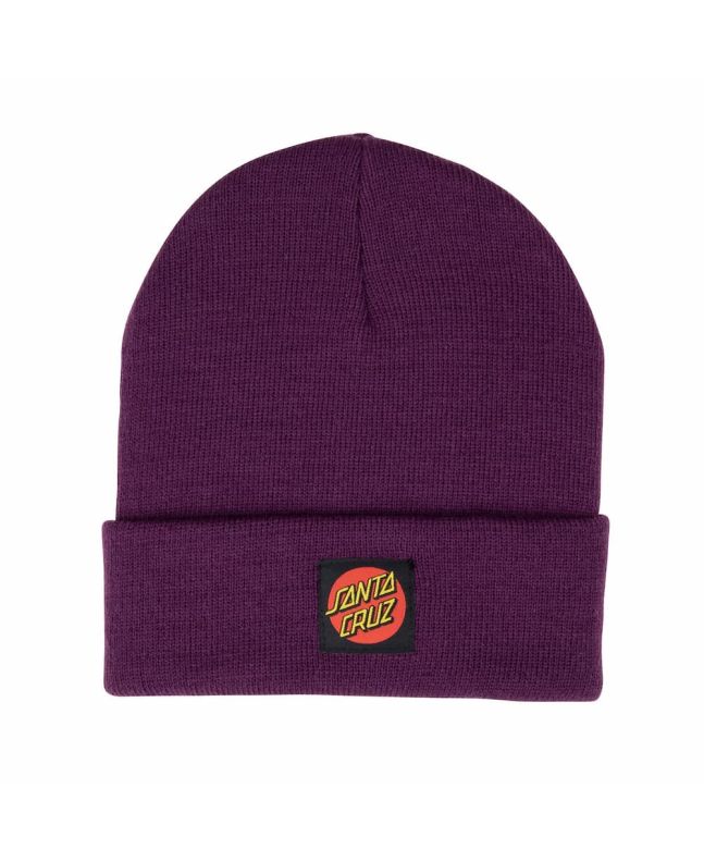 Gorro Santa Cruz Classic Label Beanie morado Unisex