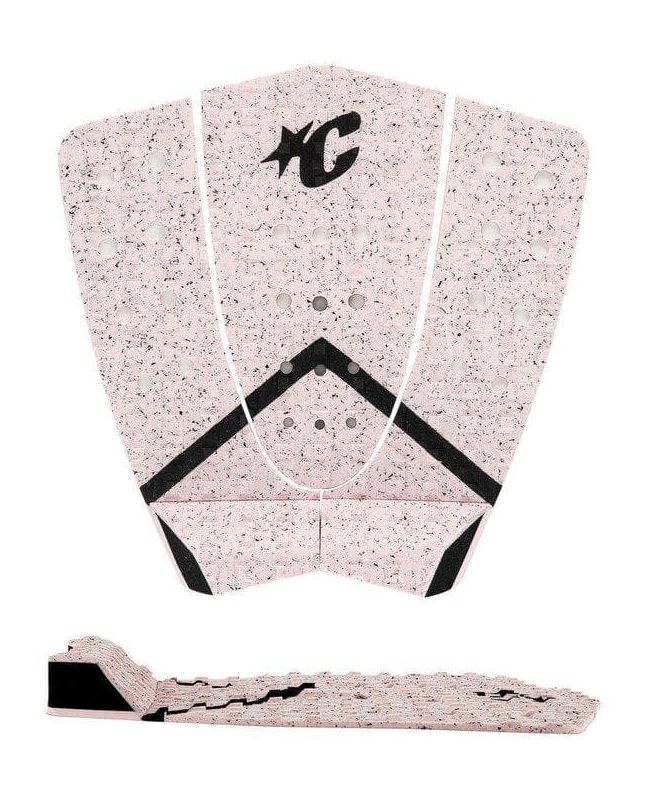 Grip para tabla de surf Creatures Stephanie Gilmore Ecopure rosa Pad 3 piezas