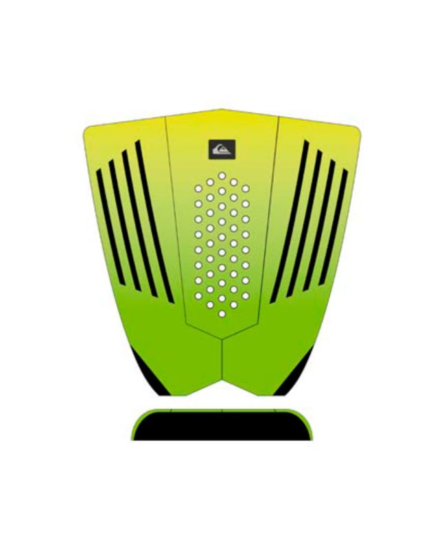 Grip para tabla de surf Quiksilver Grom Suit amarillo y verde lima - Tail Pad 3 piezas