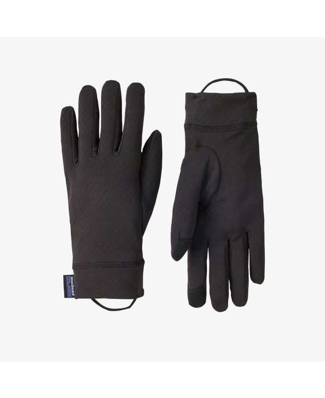 Guantes Patagonia Capilene Midweight Liner negros