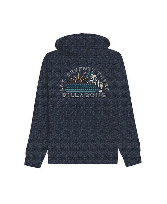 Sudadera con capucha Billabong Isla Vista azul marino para niño