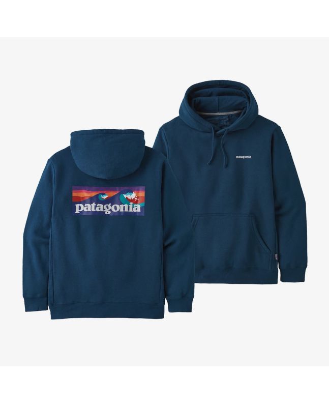 Sudadera con capucha Patagonia Boardshort Logo Uprisal Azul Unisex