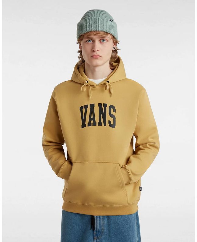 Hombre con Sudadera de capucha Vans Arched Marrón