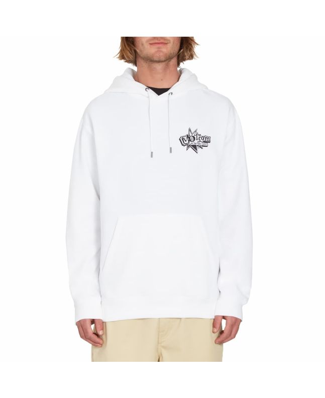 Hombre con Sudadera de capucha Volcom V Entertainment blanca