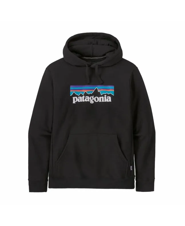 Sudadera con capucha Patagonia P-6 Logo Uprisal Negra Unisex