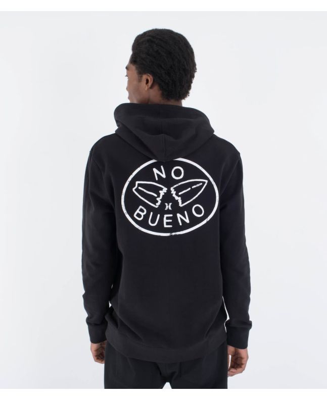 Hombre con sudadera de capucha Hurley Sider Negra