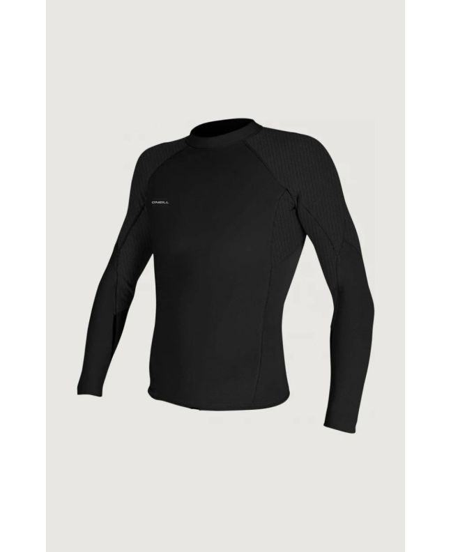 Chaquetilla de neopreno O'Neill Hyperfreak 1.5mm negra para hombre frontal