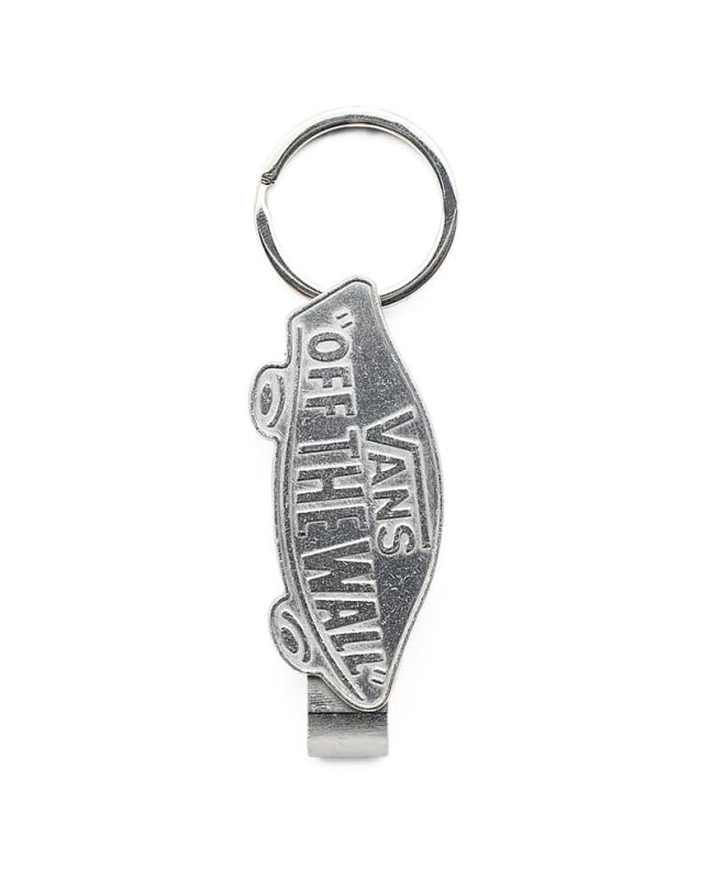Llavero abrebotellas Vans Bottle Opener plateado