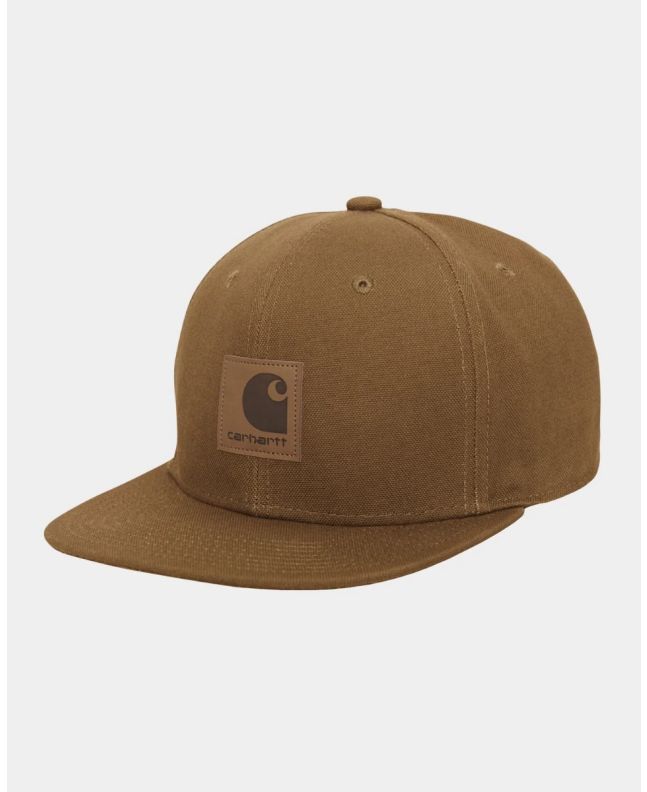 Gorra Carhartt WIP Logo marrón para hombre