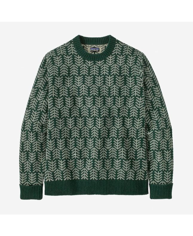 Jersey de lana reciclada Patagonia Recycled Wool Sweater verde para hombre