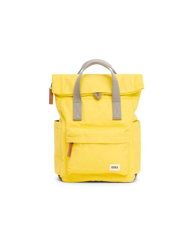 Mochila ecológica e impermeable Roka Canfield B Sustainable Lemon Unisex