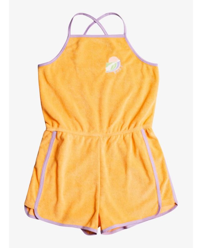 Mono corto Roxy Glitter In The Air Girl Naranja para niñas de 8 a 16 años