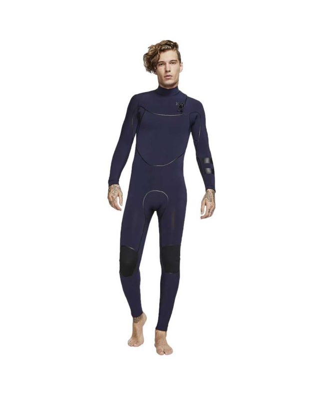 Hombre con traje de neopreno sin cremallera Hurley Advantage Max 4/3mm azul marino 