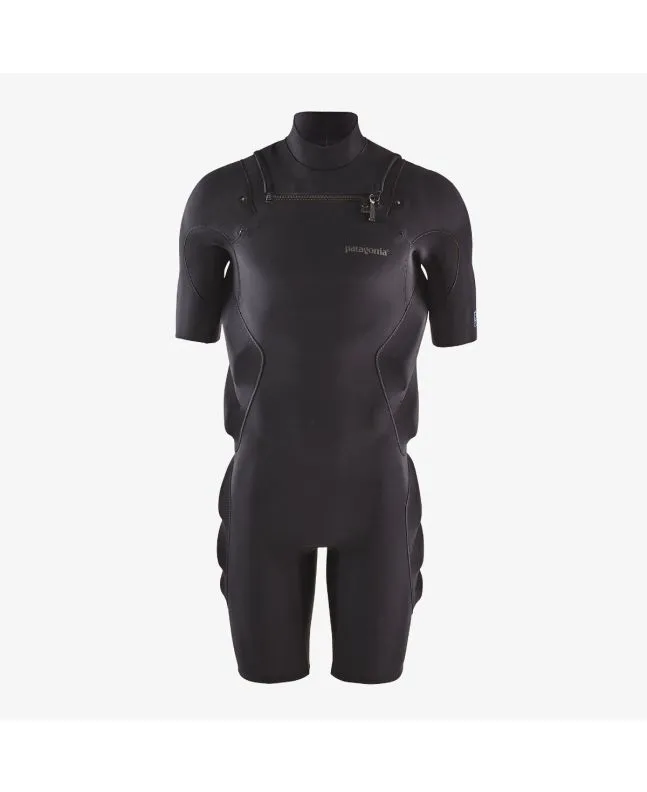 Neopreno de Primavera con protección contra impactos Patagonia ​​R1 Yulex Impact Springsuit negro para hombre