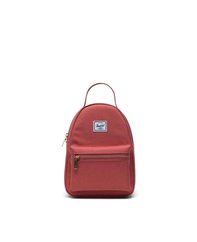 Mochila Mini Herschel Supply Company Nova Backpack 9L - Dusty Cedar roja Frontal