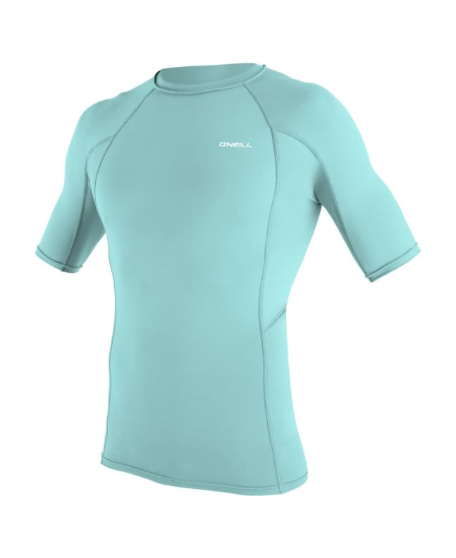 Lycra de protección solar O'Neill Basic Skins SS Rash Guard Canal Blue para hombre UPF 50