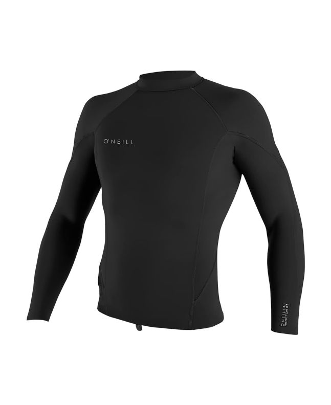 Top Surf de manga larga O'Neill Reactor 2 1.5mm Negro para hombre