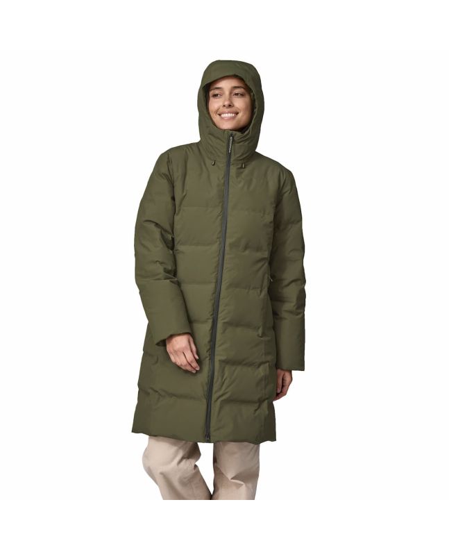 Mujer con Parka técnica Premium Patagonia Jackson Glacier Verde