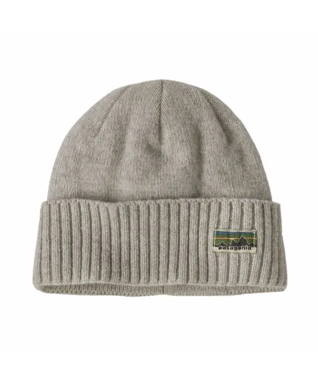 Gorro de lana Patagonia Brodeo Beanie OG Legacy Label Gris Unisex