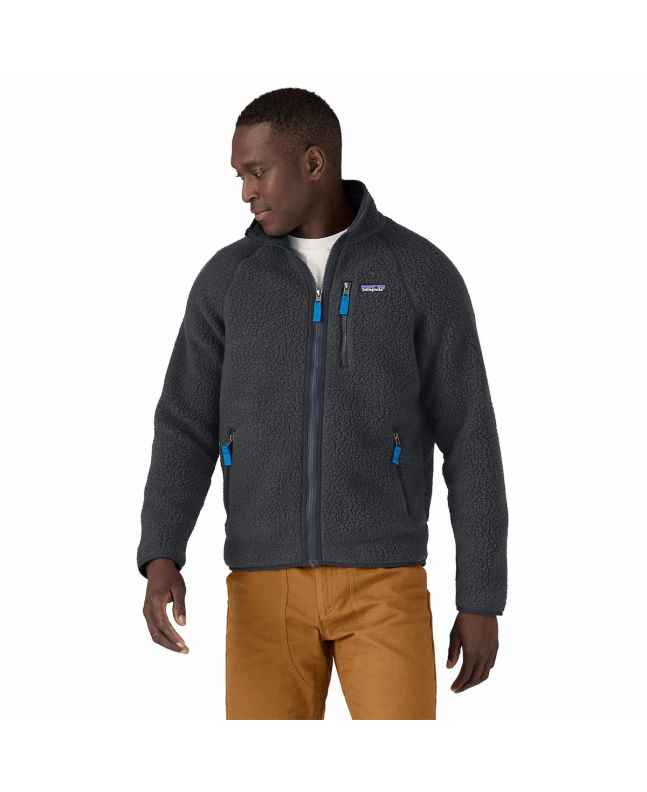 Hombre con Chaqueta de forro Polar Patagonia Retro Pile Jacket Azul