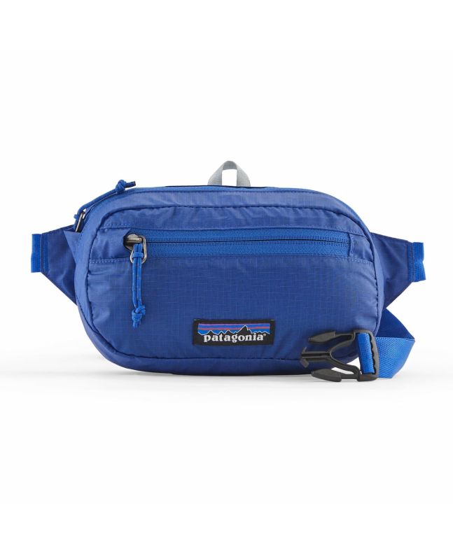 Riñonera plegable Patagonia Ultralight Black Hole Mini Hip Pack 1 Litro azul Unisex Passage Blue