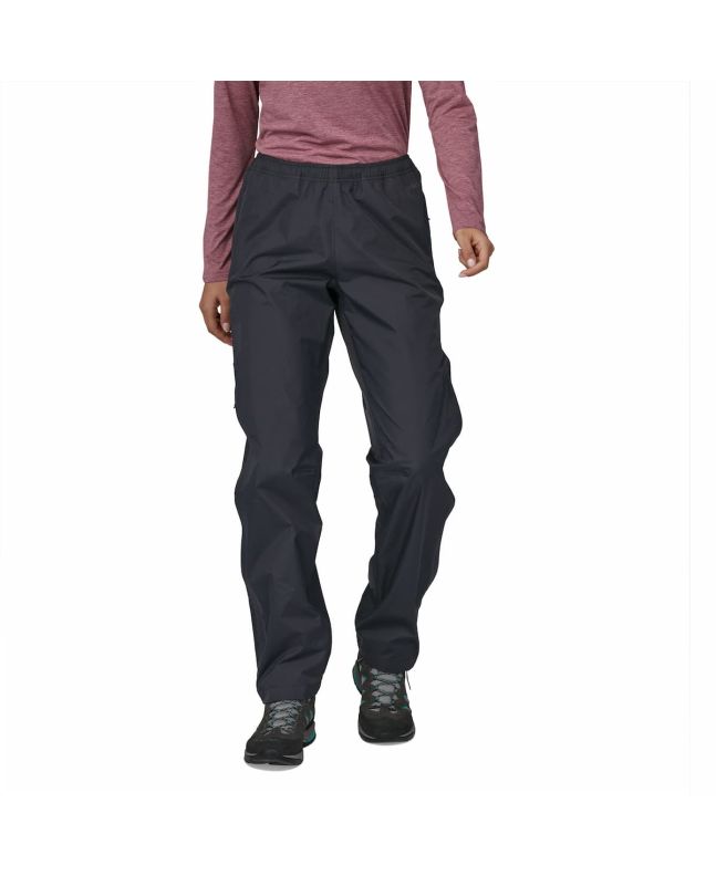 Mujer con Pantalones impermeables Patagonia Women's Torrentshell 3L Rain Pants Regular Negros