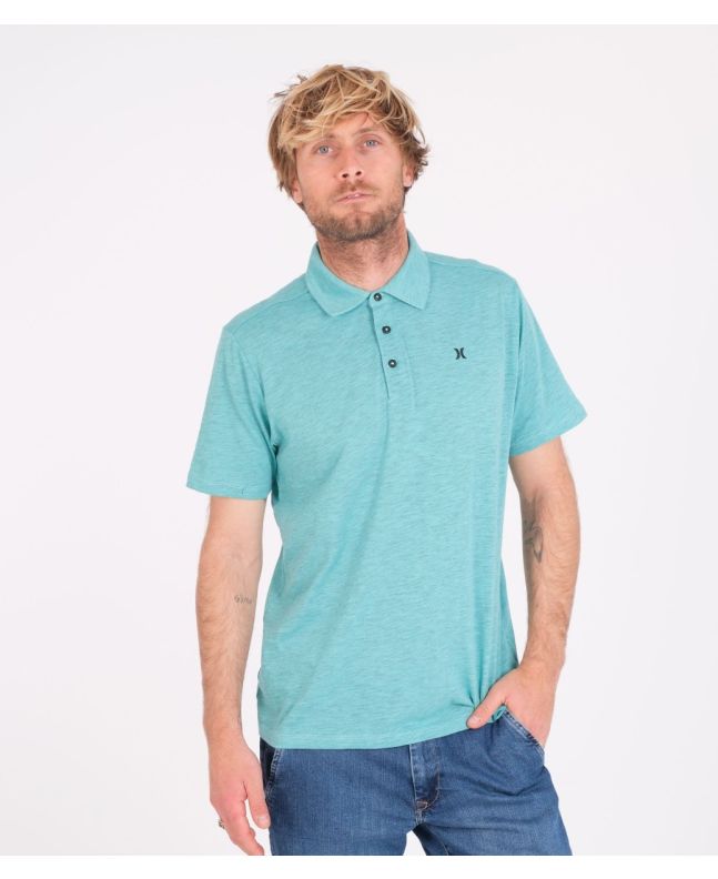 Hombre con polo de manga corta Hurley Ace Vista Aura Green