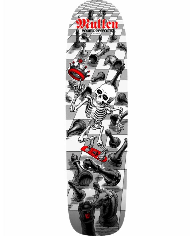 Tabla de Skate Powell Peralta Rodney Mullen 7.4'' Blanca Bones Brigade Series 17
