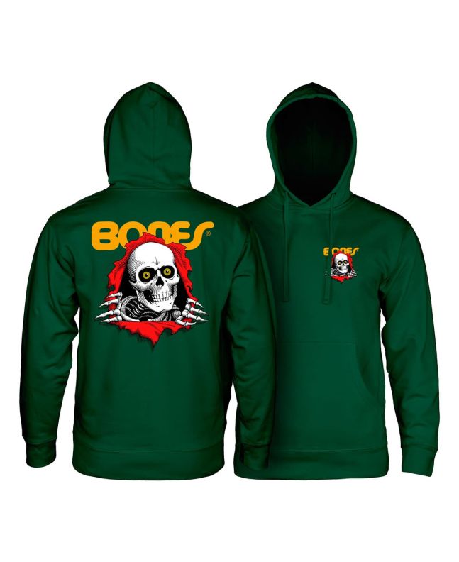 Powell Peralta sudadera de capucha Ripper hoodie color verde alpino para hombre