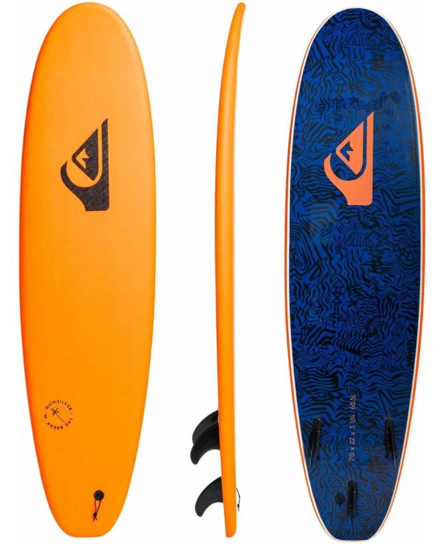 Tabla de Surf Softboard Quiksilver Soft Break 7’0” x 22 x 3 1/4 60,5L Orange