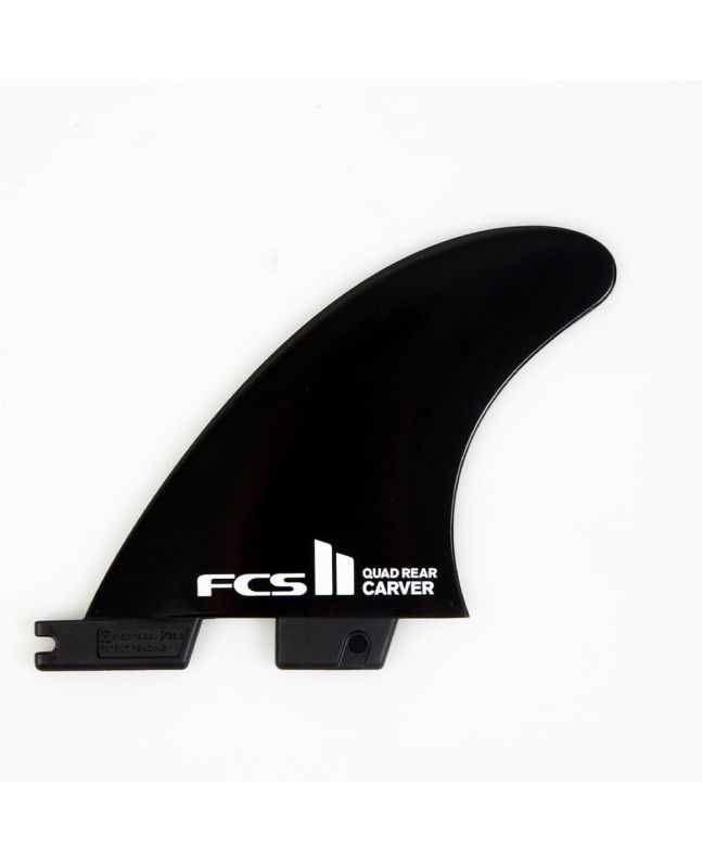 Quillas para tabla de Surf FCS II Carver Black Quad Rear Fins Talla S