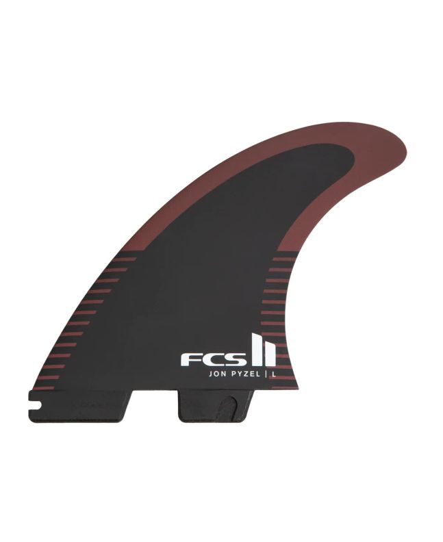 Quillas de Surf FCS II Pyzel Performance Core + Aircore Tri-Fins Talla Large Negro-Shiraz