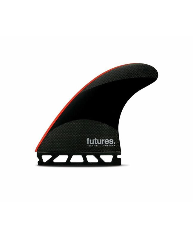 Quillas para Tabla de Surf Futures John John Florence Techflex Series Neon Red Large 