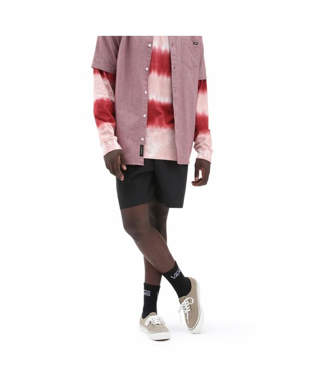 Hombre con Pantalón corto deportivo holgado Vans Range Sport Negro