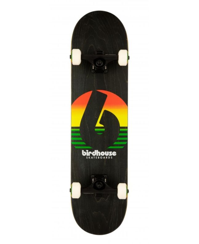 Skate Completo Birdhouse Stage 3 Sunset 7.75" Rasta